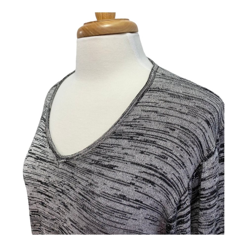ROAM New York Silver Metallic Sweater Size 1X - Picture 2 of 8
